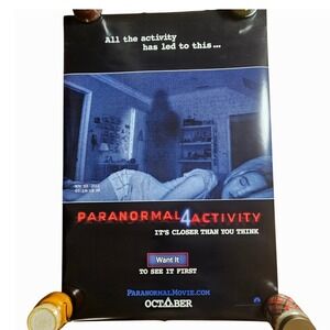 Paranormal Activity 4 2012 Original Movie Poster 27x40 Katie Featherston D/S
